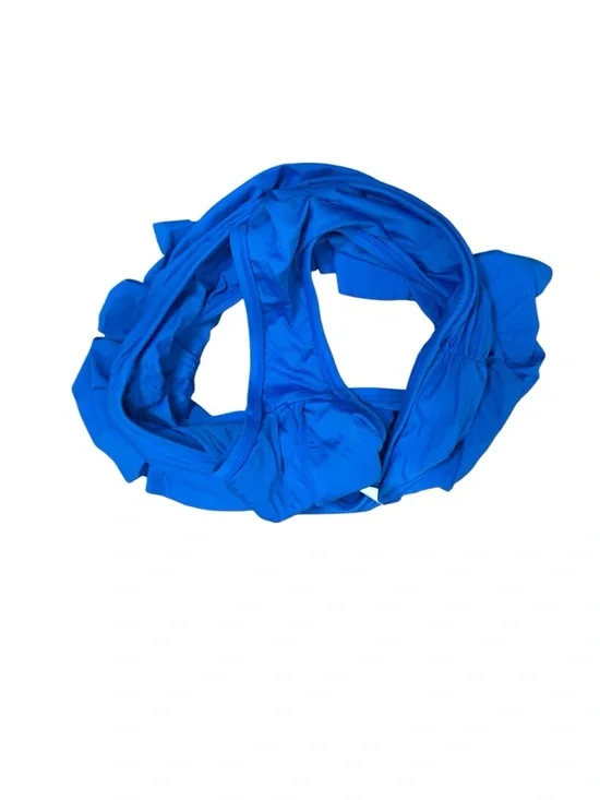 La Blanca Capri Blue Island Goddess Ruffle Skirted Swim Bottom Size 4 - Picture 5 of 5